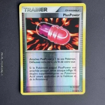 Carte pokemon PlusPower Reverse 112/127 - Platine (2009)