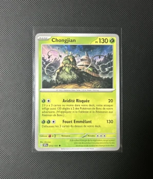 Carte Pokémon - Chongjian 15/191 - Étincelle Déferlante