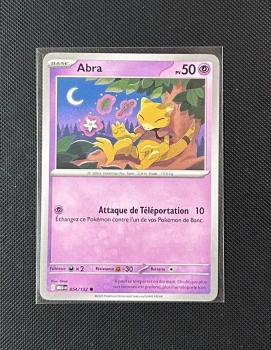 Carte Pokémon - Abra 54/132 - Méga Évolution