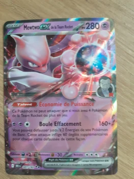 Carte Pokémon Mewtwo EX 081/182 EV10 Rivalités destinées - Neuve