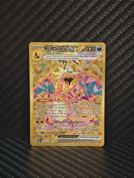 Dracaufeu ex Gold 228/197 Flammes Obsidienne Écarlate et Violet