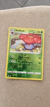 Carte Pokémon Rafflesia reverse Épée et Bouclier
