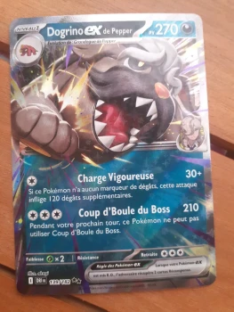 Carte Pokémon Dogrino EX de Pepper 139/182 EV10 Rivalités destinées - Neuve