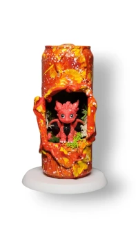 Figurine dragon unique fait main pièce unique