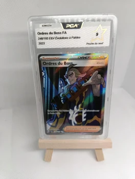 Carte pokémon PCA ordre du boss FA