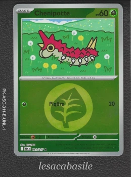 Chenipotte 011/217 reverse Energie - ME2.5 - Héros Transcendants (2026)