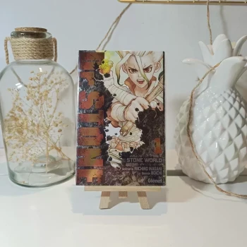 Manga dr stone tome 1 édition limitée métallisé