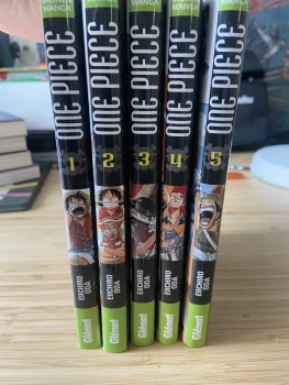 Tome 1 à 5 one piece