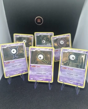 6x Unown French Pokémon CardsPlatinum Era