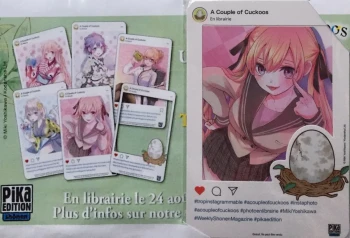 Goodies Manga Shonen A Couple of Cuckoos Set 5 Cartes Collection Pika