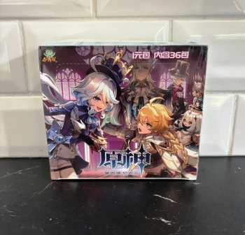 Display Genshin Impact 36 Boosters Chapitre 4 Pluie légère ! 144 Cartes à collectionner