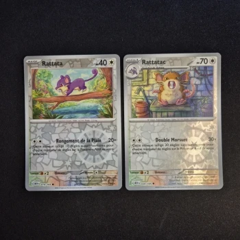 Cartes Pokemon : Famille Rattatac - 151