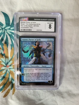 Narset, Parter of Veil CGC 8 War of the spark foil