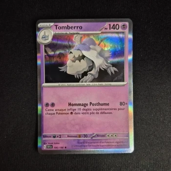 Carte Pokemon : Tomberro - Ecarlate & Violet
