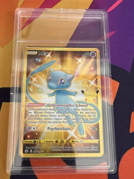 🌟  Mew Gold 025/025 – Célébrations 25 ans – allemand 🎉✨