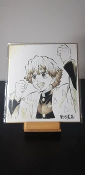 Shikishi Demon Slayer - Zenitsu Agatsuma