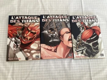 L’attaque des titans 1,2et3