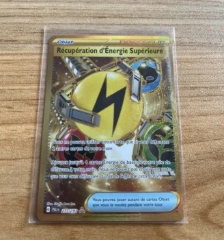 Carte Pokémon récupération d’énergie supérieure gold 277/193