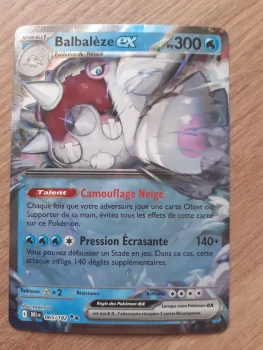 Carte Pokémon Balbalèze EX 065/182 EV10 Rivalités destinées - Neuve