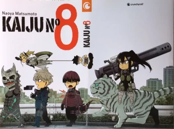Goodies Manga Shonen Kaiju N°8 Jaquette Alternative Collection Kazé Crunchyroll