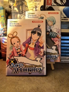 Manga Ace Attorney - Phoenix Wright Tomes 3 et 4 (Kenji Kuroda) Kurokawa 2010 Rare