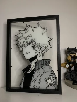 Peinture de Bakugo My Hero Academia