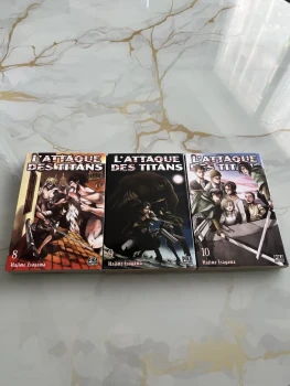 L'Attaque des Titans, tome 8, 9 et 10