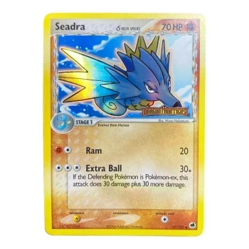 CARTE POKEMON SEADRA REVERSE DRAGON FRONTIERS ANGLAIS 37/101