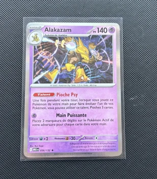 Carte Pokémon - Alakazam 56/132 - Holo - Méga Évolution