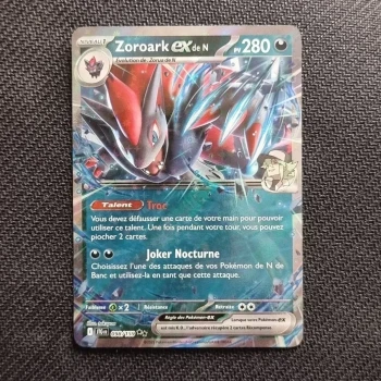 Carte pokemon Zoroark ex de N 098/159 - EV09 - Aventures Ensemble (2025)