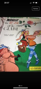 BD Astérix : La rose et le glaive