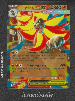 Mega Pyroar ex 015/086 RR - EN - ME04 - Chaos Ascendant (2026)
