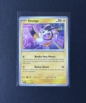 Carte Pokémon - Emolga 30/86 - Chaos Ascendant
