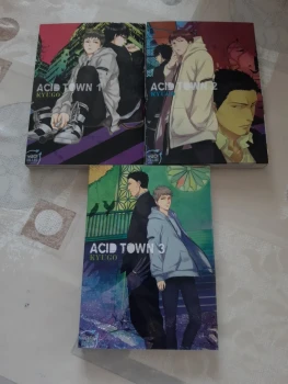 Lot 3 mangas yaoi - Acid Town - tomes 1 à 3