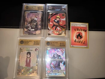 Naruto Kayou cartes gradees.