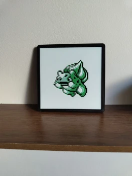 Plaque décorative Sprite Bulbizarre - jeux GameBoy 1G