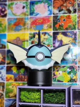 Pokéball imprimée en 3D – Modèle inspiré d'Aquali vaporeon