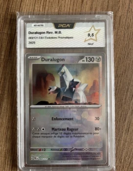 Carte Pokémon Duralugon MasterBall 069/131 Fr 🇫🇷 PCA 9,5 Ev8.5