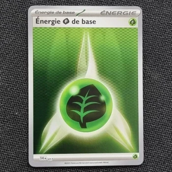Carte pokemon Energie Plante de Base 017 Holo - EV10.5  Foudre Noire