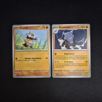 Cartes Pokemon : Famille Osselait - Couronne Stellaire
