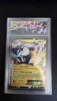 Carte Pokémon Gradéee Collect Aura Raikou EX 38/108 4 n°461806525 Noir et Blanc Explorateur Obscurs