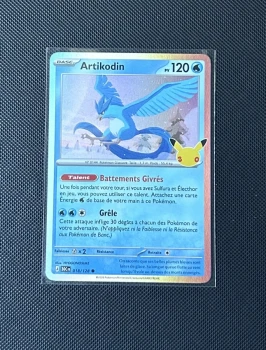 Carte Pokémon - Artikodin 18/128 - Holo - 30ème Anniversaire