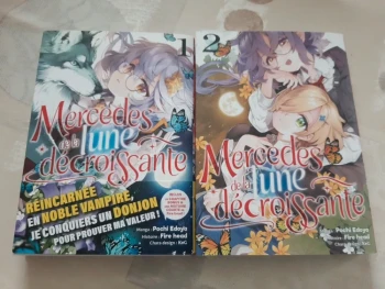 Lot 2 mangas - Mercedes de la lune décroissante - tomes 1 et 2 - Meian