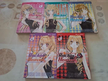 Lot 5 mangas - Rockin' Heaven - tomes 1 à 5 - panini