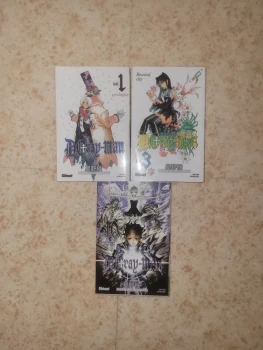 Vends à un lot de manga "D.Gray-man" : les tomes 1, 3 et 10
