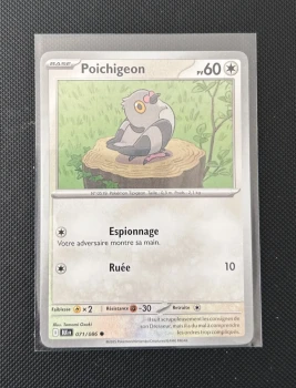 Carte Pokémon - Poichigeon 71/86 - Foudre Noire