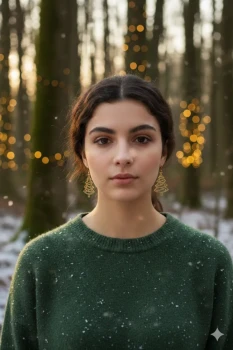 Boucles d'oreilles de Noël