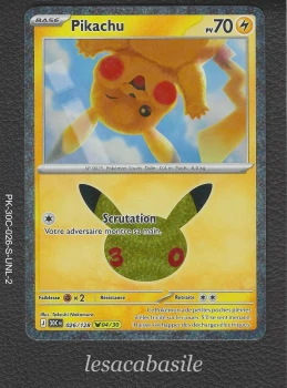 Pikachu 026/128 - 🟡 4/30 - FR - ME5.5 - 30e Anniversaire (2026)