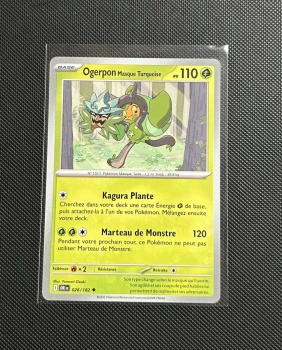 Carte Pokémon - Ogerpon Masque Turquoise 26/182 - Rivalités Destinés