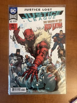 Justice league #41 The Warth Of The Red Lion